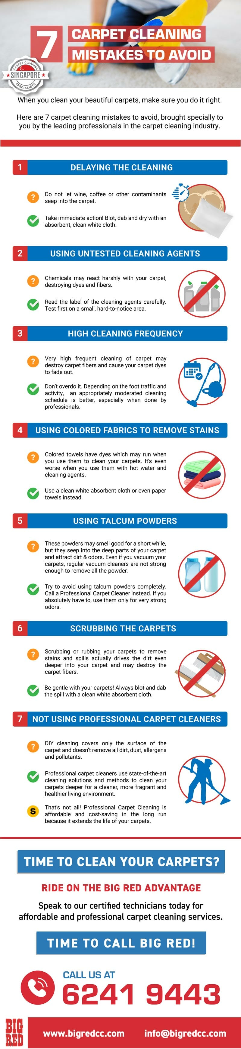 7 Carpet Cleaning Mistakes to Avoid